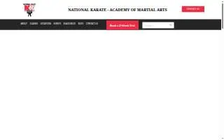 National Karate of Woodbury website
