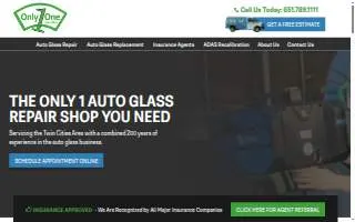 Only 1 Auto Glass of Prior Lake website