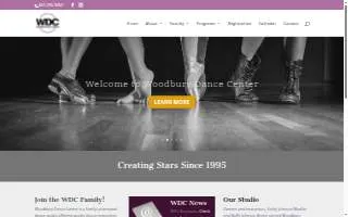 Woodbury Dance Center West website