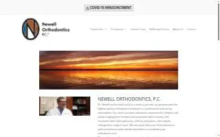 Newell Orthodontics, P.A. website