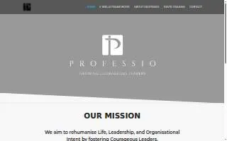 Professio Nail & Spa website
