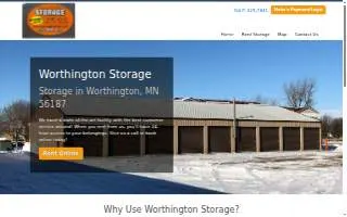 Worthington Storage website