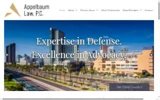 Appelbaum Law Office website