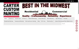 Carter Custom Painting LLC website