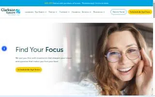 Clarkson Eyecare of Arnold website