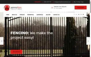 Gateway Fence Solutions website
