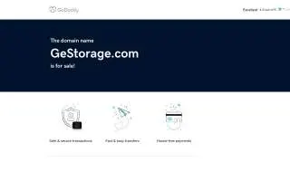GE Storage website