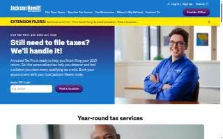 Jackson Hewitt Tax Service of Arnold website