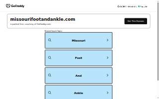 Missouri Foot and Ankle