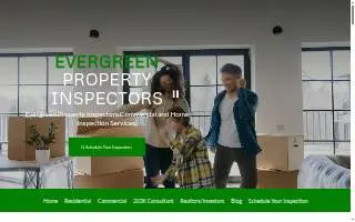 Evergreen Property Inspectors of Ballwin website
