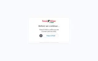 Total Wine & More of Ballwin website