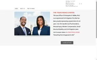 Walker Law LLC website