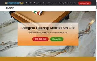 Conkrete Ink website