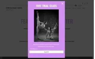 Fearless Dance Center 'WAL' Location website
