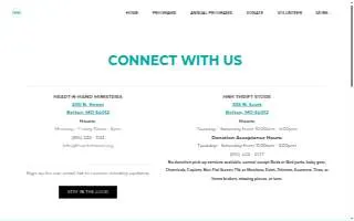 Heart-n-Hand Ministries Inc website