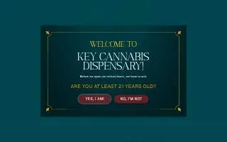 Key Cannabis Dispensary Belton website