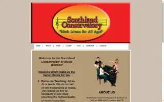 Southland Conservatory of Music website