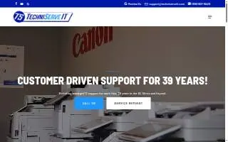 Techniserve IT Services Inc. of Belton website