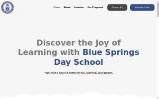 Blue Springs Day School website