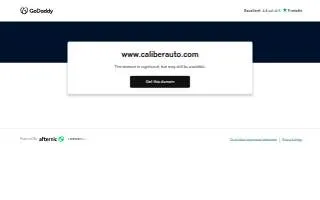 Caliber Auto Glass of Blue Springs website