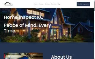Home Inspect KC website