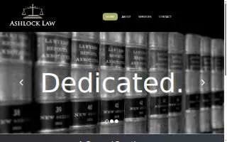 Ashlock Law website