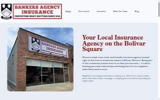 Bankers Agency Insurance website