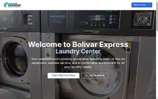Bolivar Express Laundry Center website
