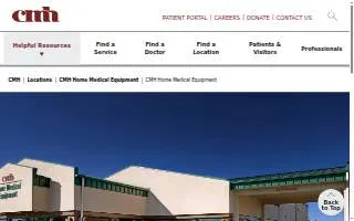CMH Home Medical Equipment - Bolivar website