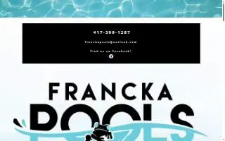 Francka Pools website