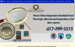 Show Me Missouri Home Inspections LLC. of Bolivar website