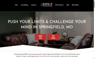 Springfield Escape Room website