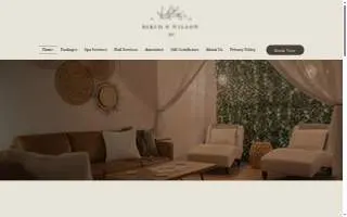 Birch & Willow Spa website