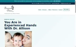 Branson Clinic website