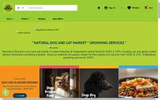 Dog Naturals Grooming & Market website
