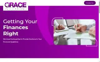 Grace Accounting, LLC website