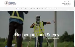 Houseman Land Survey website