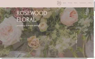 Rosewood Floral website