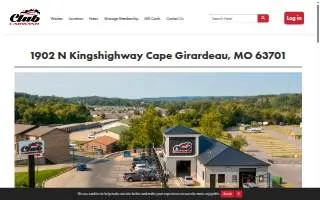 Club Car Wash of Cape Girardeau website