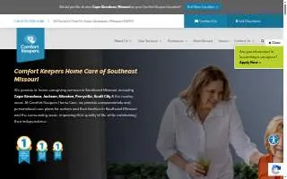 Comfort Keepers Home Care of Cape Girardeau website