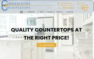 Cornerstone Countertops website