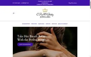 CP McGinty Jewelers website