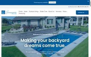 Farmer's Pool & Spa of Cape Girardeau website