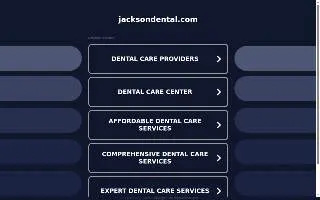 Jackson Dental website
