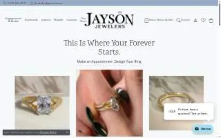 Jayson Jewelers Ltd website