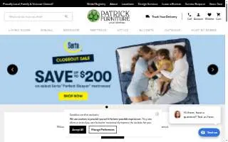 Patrick Furniture & Mattress of Cape Girardeau website