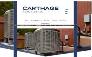 Carthage HVAC Plus LLC website