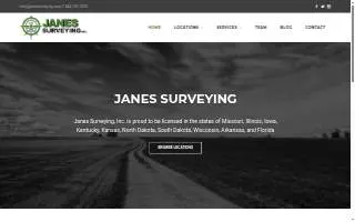 Janes Surveying, Inc. of Carthage website