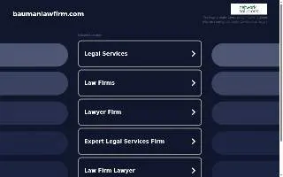 Bauman Law Firm, PC website