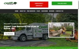 Complete Tree Service of St. Louis website